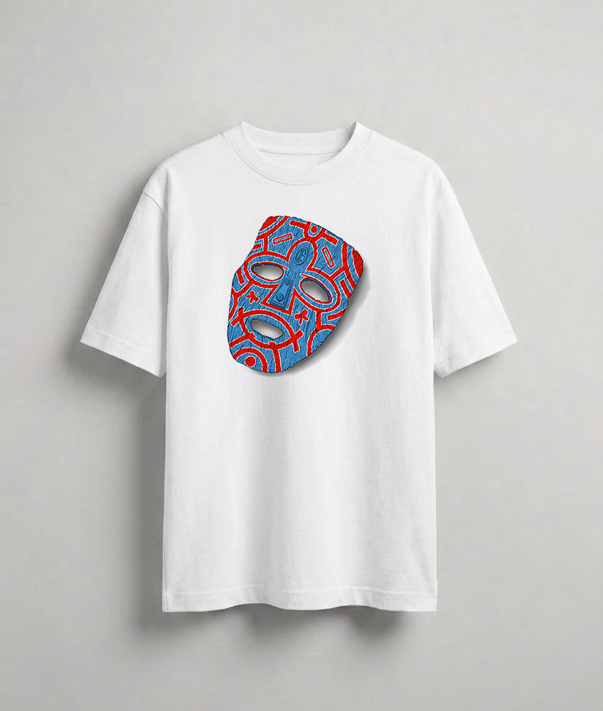 mėlyni drugeliai t-shirt